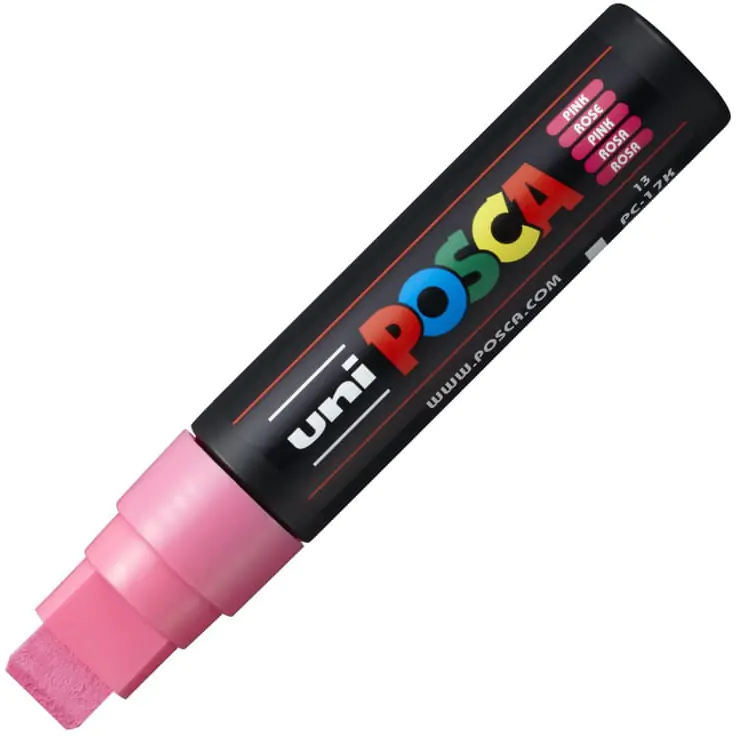 ⁨Marker z farbą plakatową Posca PC-17K, różowy, Uni⁩ w sklepie Wasserman.eu