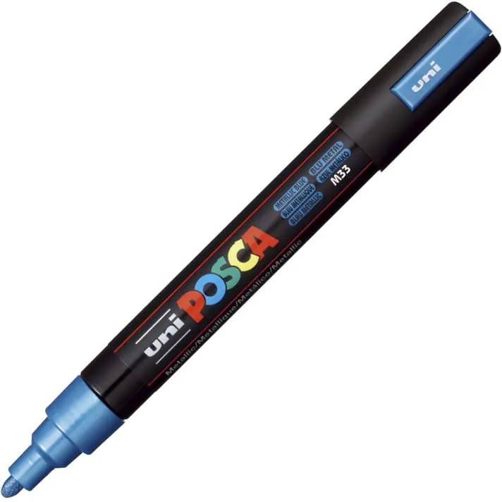 ⁨Poster marker Posca PC-5M, blue, Uni⁩ at Wasserman.eu