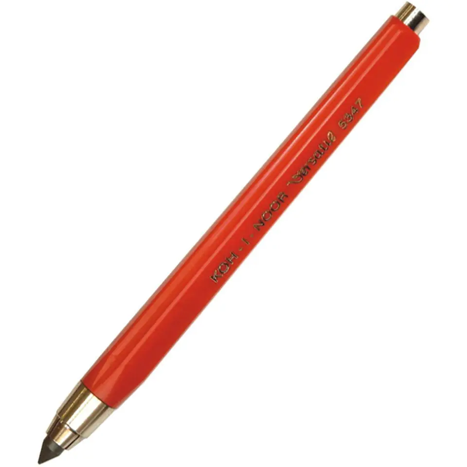 ⁨Mechanical pencil 5,6mm 12cm VERSATIL KUBUŚ red 5347 KOH-I-NOOR⁩ at Wasserman.eu