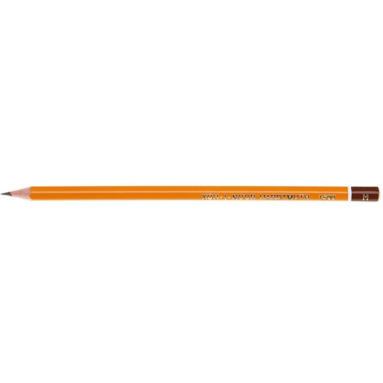 ⁨Ołówek grafitowy 1500-H (12) KOH-I-NOOR⁩ w sklepie Wasserman.eu