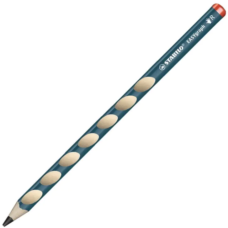 ⁨EASYGRAPH 2B petrol pencil for right-handers. STABILO 322/2B⁩ at Wasserman.eu