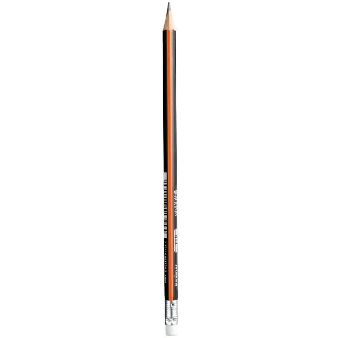 ⁨Wooden pencil with eraser Blackpeps B MAPED 851724⁩ at Wasserman.eu