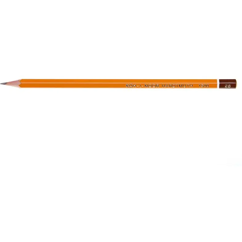⁨Ołówek grafitowy 1500-2B (12szt.) KOH I NOOR⁩ w sklepie Wasserman.eu