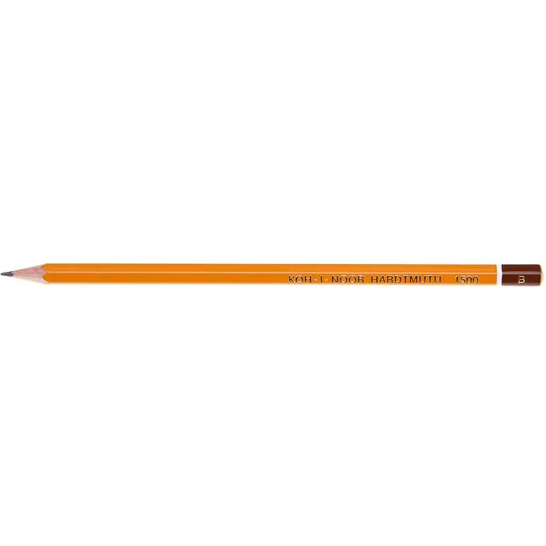⁨Ołówek grafitowy 1500-B (12szt.) KOH I NOOR⁩ w sklepie Wasserman.eu