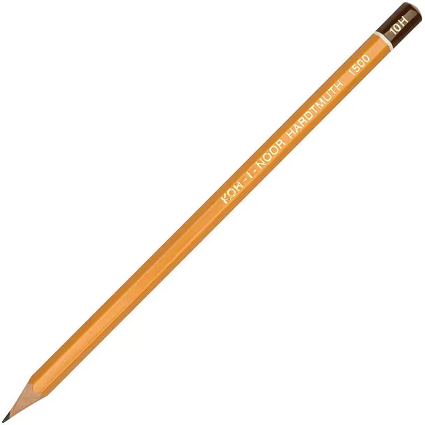 ⁨Graphite pencil 1500-10H (12) KOH-I-NOOR⁩ at Wasserman.eu