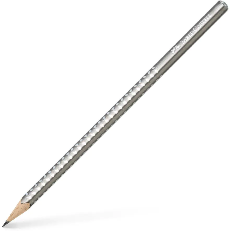⁨Ołówek SPARKLE PEARL srebrny 118213 Faber-Castell⁩ w sklepie Wasserman.eu
