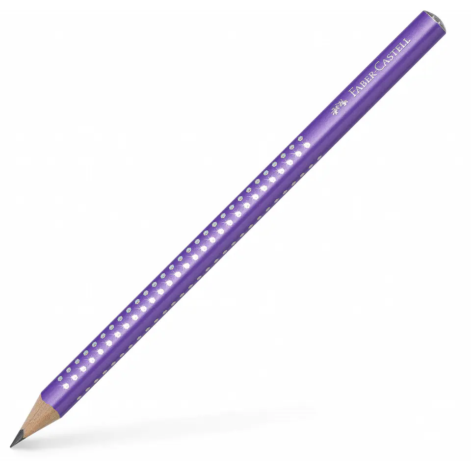 ⁨Ołówek SPARKLE PEARLY fioletowy 118204 Faber-Castell⁩ w sklepie Wasserman.eu