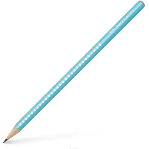 ⁨Ołówek SPARKLE PEARLY turkusowy 118205 Faber-Castell⁩ w sklepie Wasserman.eu
