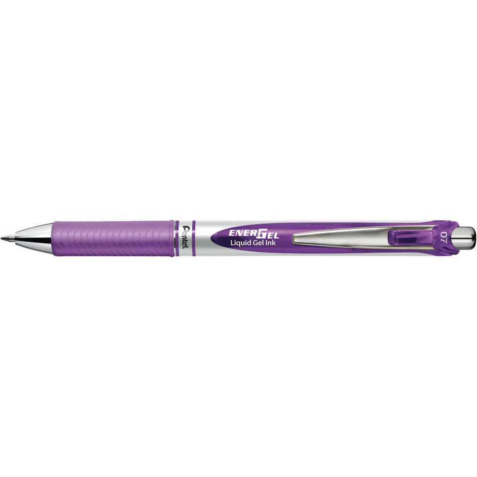 ⁨Pióro kulkowe ENERGEL BL77 fioletowe 0,7mm PENTEL⁩ w sklepie Wasserman.eu