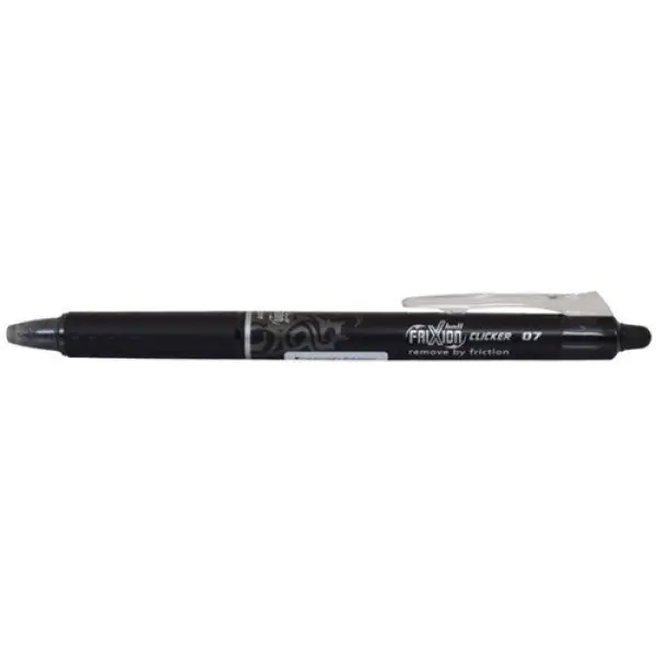 ⁨Ball pen PILOT FRIXION CLICKER 0.7 black PIBLRT-FR7-B⁩ at Wasserman.eu