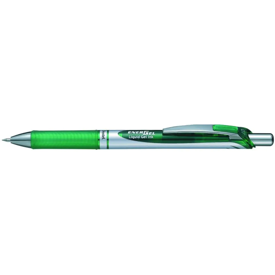 ⁨Pióro kulkowe ENERGEL BL77 zielone 0.7mm PENTEL⁩ w sklepie Wasserman.eu