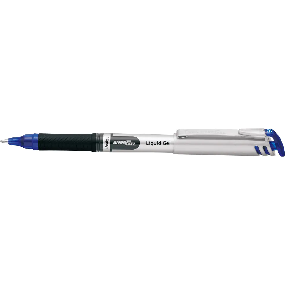 ⁨Pióro kulkowe EnerGel BL17 niebieskie 0.7mm PENTEL⁩ w sklepie Wasserman.eu