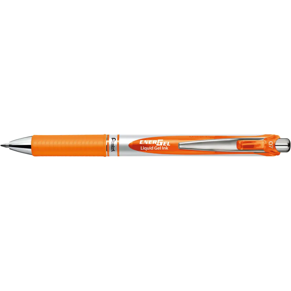 ⁨Pióro kulkowe ENERGEL BL77 pomarańczowe 0,7mm PENTEL⁩ w sklepie Wasserman.eu