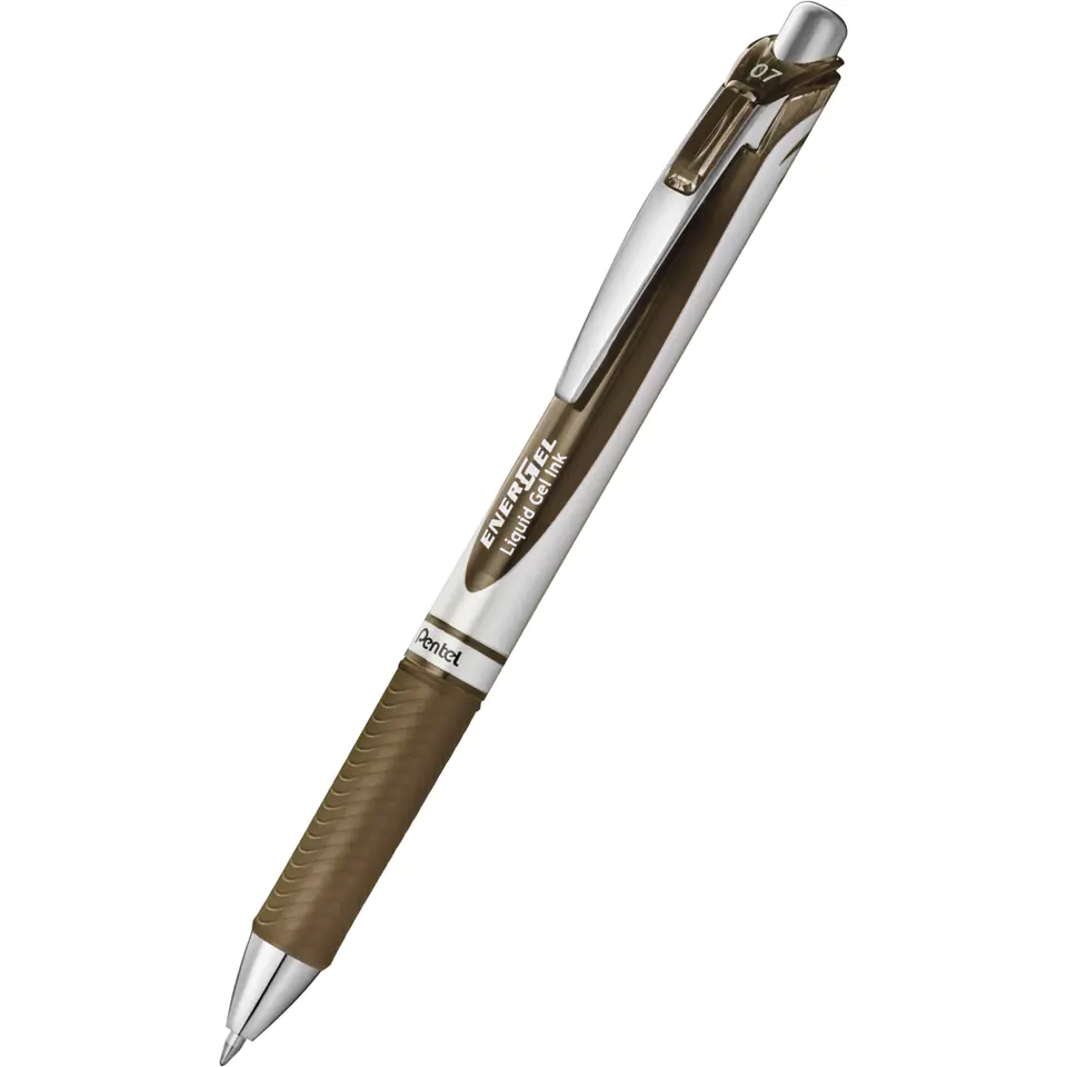 ⁨Pióro kulkowe ENERGEL BL77 sepia 0,7mm PENTEL⁩ w sklepie Wasserman.eu