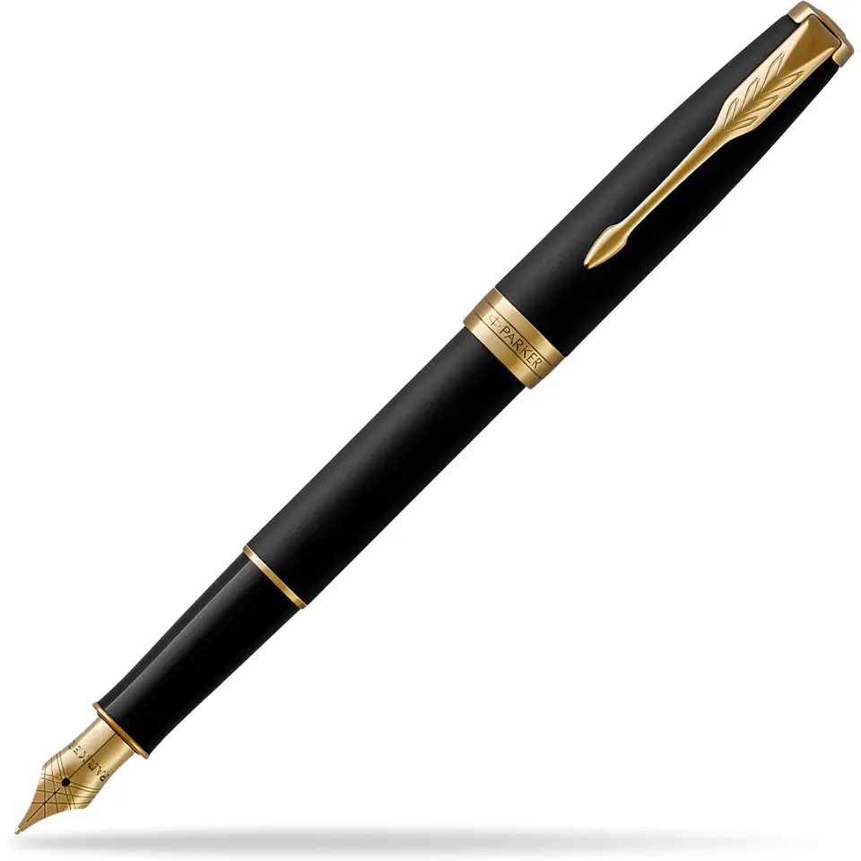 Fountain pen (F) SONNET MATTE BLACK GT PARKER 1931516 at Wasserman.eu