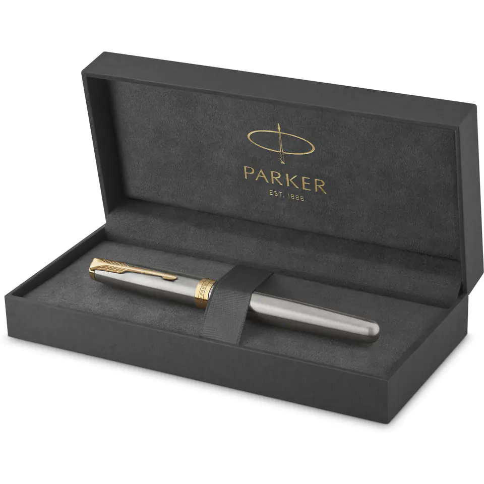 ⁨Pióro wieczne (F) SONNET STAINLESS STEEL GT PARKER 1931504⁩ w sklepie Wasserman.eu