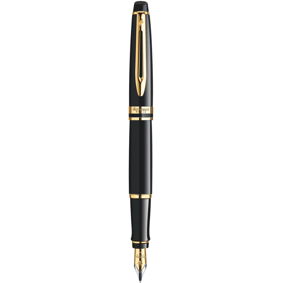 Fountain pen EXPERT FP glossy black GT WATERMAN S0951640 at Wasserman.eu