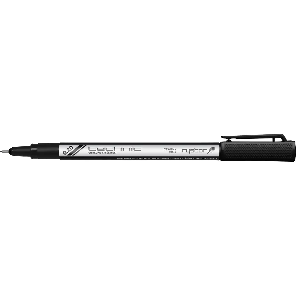 ⁨Drawing tube 0,2mm black CK-02/A RYSTOR⁩ at Wasserman.eu