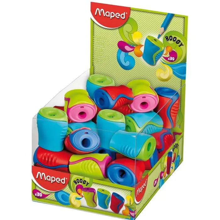 ⁨Temperówka MAPED BOOGY mix kolorów z pojemnikiem 063311⁩ w sklepie Wasserman.eu