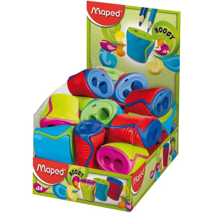 ⁨Temperówka BOOGY z pojemnikiem 2 otwory 062211 MAPED⁩ w sklepie Wasserman.eu