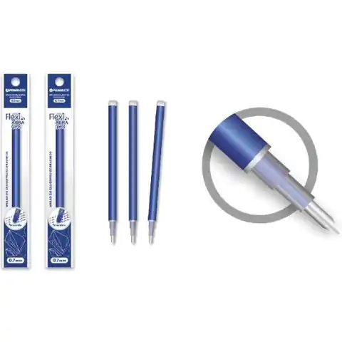 ⁨Wkład do długopisu ścieralnego FLEXI ABRA PRO 0.7mm niebieski TT7897⁩ w sklepie Wasserman.eu