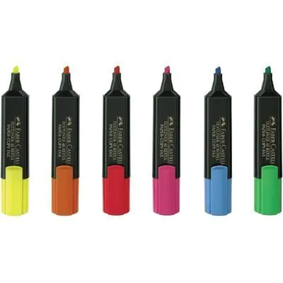 ⁨Zakreślacz TEXTLINER 48 żółty 154807 FC FABER-CASTELL⁩ w sklepie Wasserman.eu