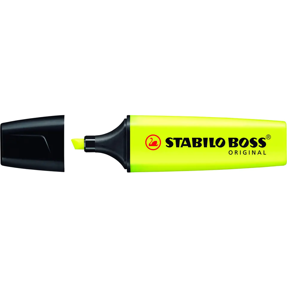 ⁨Highlighter STABILO BOSS yellow 70/24⁩ at Wasserman.eu