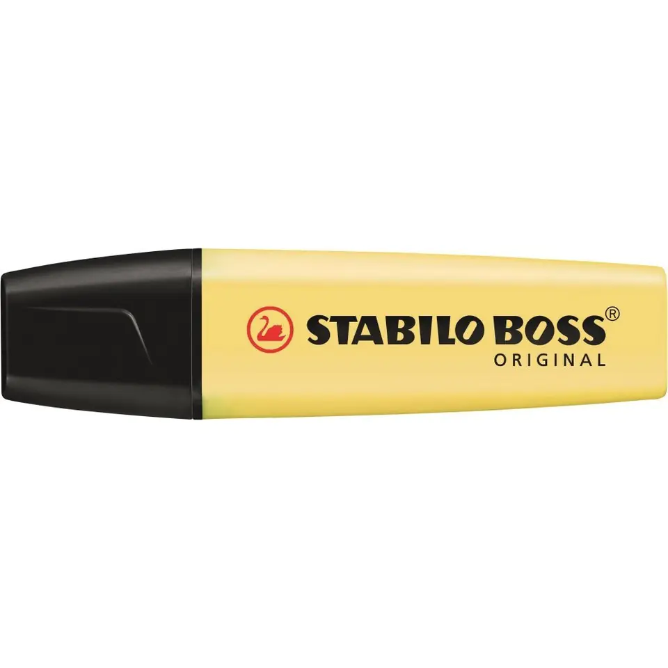 ⁨Zakreślacz STABILO BOSS 70/144 pastelowy żółty żółty⁩ w sklepie Wasserman.eu