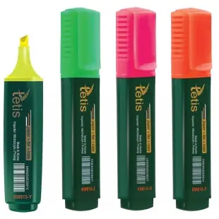 ⁨Yellow flat highlighter KW015-Y TETIS⁩ at Wasserman.eu