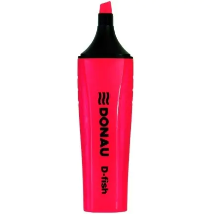 ⁨Highlighter D-TEXT red 7358001PL-04 DONAU⁩ at Wasserman.eu