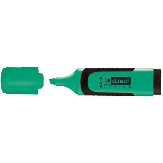 ⁨Highlighter D.RECT 1129 green rubber handle 121023 LEVIATAN⁩ at Wasserman.eu