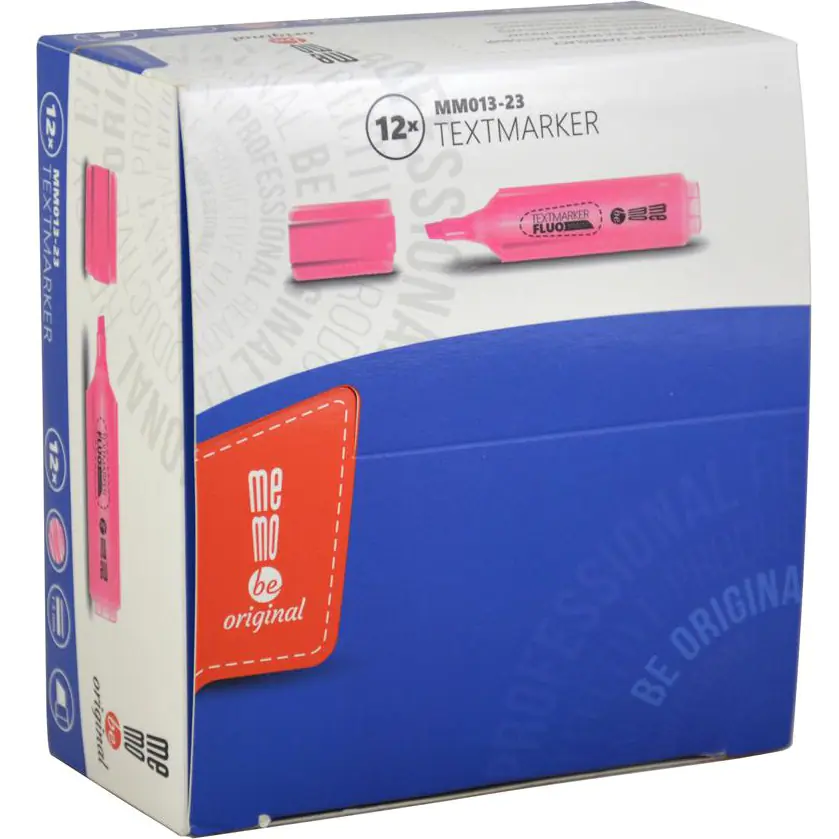 ⁨Highlighter MEMOBE neon pink MM013-23⁩ at Wasserman.eu