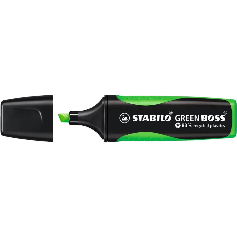 ⁨Zakreślacz STABILO GREEN BOSS 6070/33 zielony⁩ w sklepie Wasserman.eu