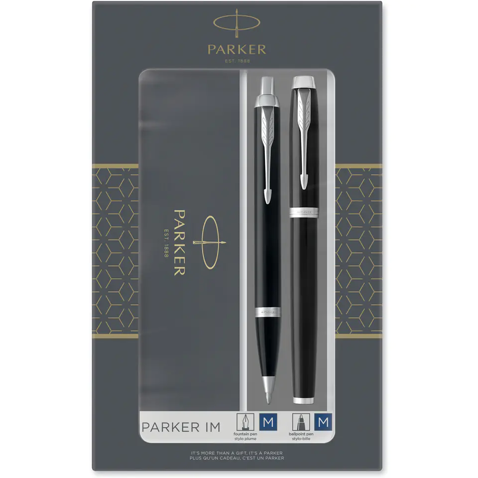 ⁨Parker 2093215 pen set Black, Silver 2 pc(s)⁩ at Wasserman.eu