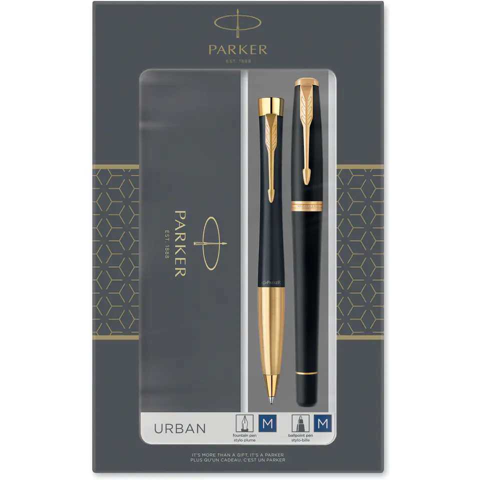 ⁨Parker 2093381 pen set Black, Gold 2 pc(s)⁩ at Wasserman.eu