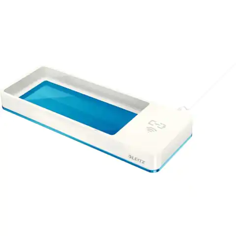 ⁨LEITZ WOW pencil case with inductive charger blue 53651036⁩ at Wasserman.eu