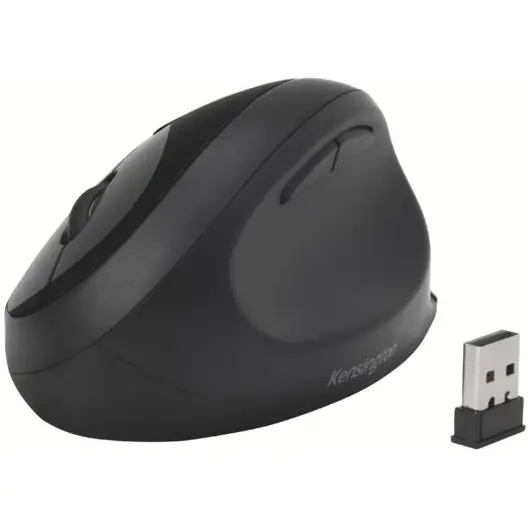 ⁨KENSINGTON PRO FIT ERGO mouse ergonomic wireless black K75404EU⁩ at Wasserman.eu