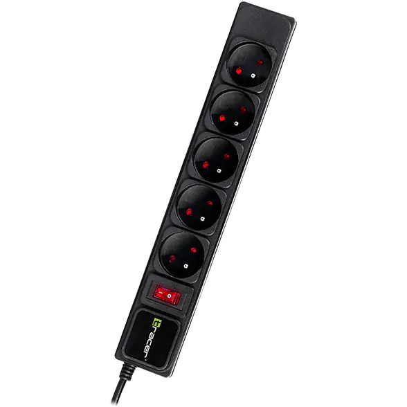 ⁨Power strip TRACER PowerGear 5g/3m TRALIS46844⁩ at Wasserman.eu