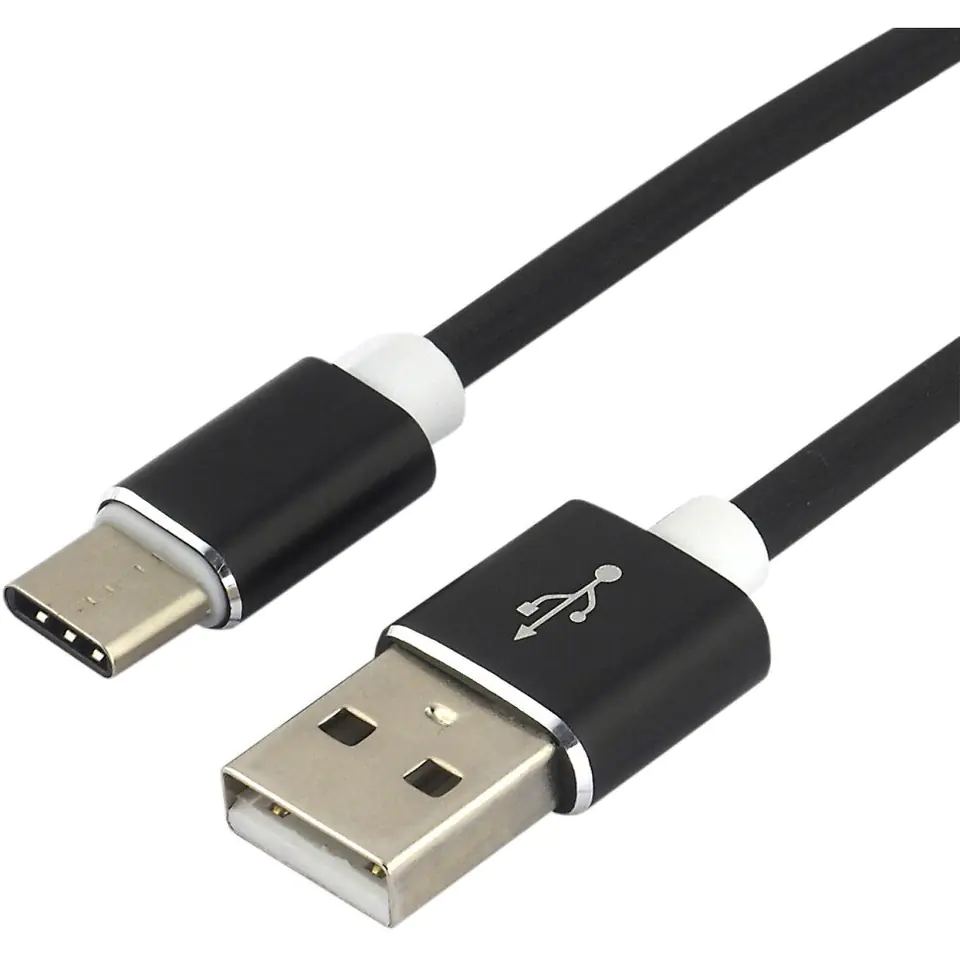 ⁨USB to USB-C Everactive Cable 1,5m 3A Black (CBS-1.5CB)⁩ at Wasserman.eu