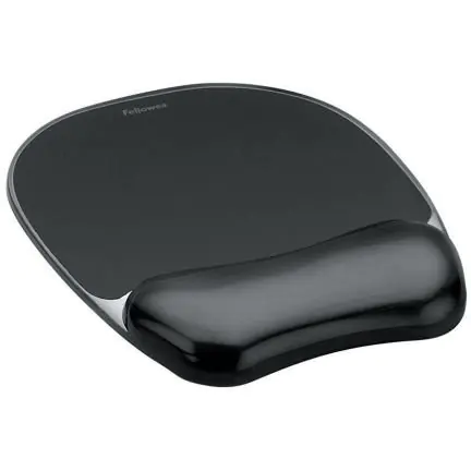 ⁨FELLOWES Crystal mouse and wrist pad black 9112101⁩ at Wasserman.eu