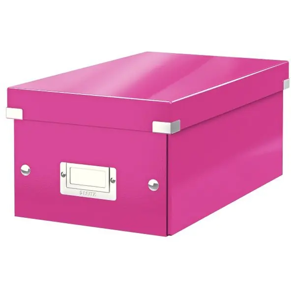 ⁨LEITZ C&S WOW DVD Box pink 60420023⁩ at Wasserman.eu