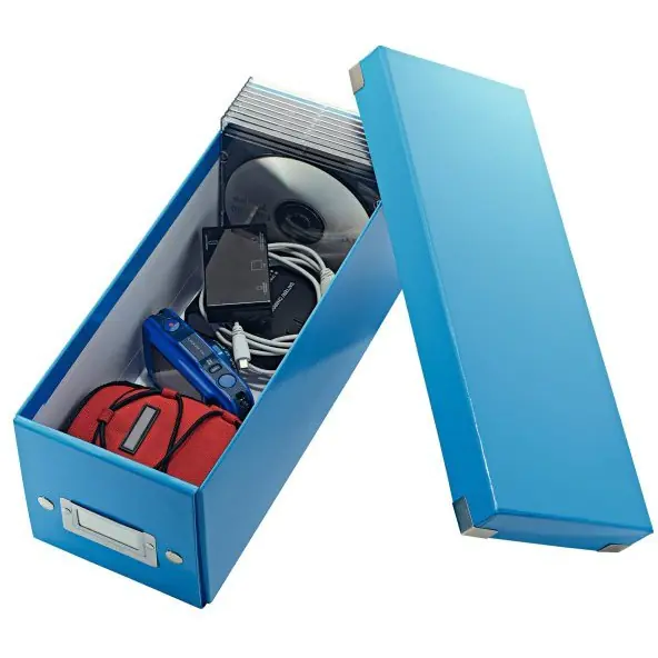 ⁨LEITZ C&S CD box WOW blue 60410036⁩ at Wasserman.eu