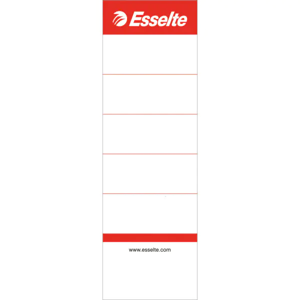 ⁨Spine binder labels 75mm (width 50mm) white 10pcs 810801 ESSELTE⁩ at Wasserman.eu