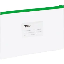 ⁨Foil envelope A4 with zipper EC009B green 120-1465 GRAND⁩ at Wasserman.eu