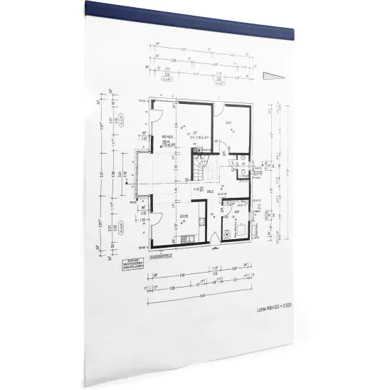 ⁨Samoprzylepna listwa magnetyczna granatowa DURAFIX RAIL 297 , szer. 297 mm A4, 470707 DURABLE⁩ w sklepie Wasserman.eu