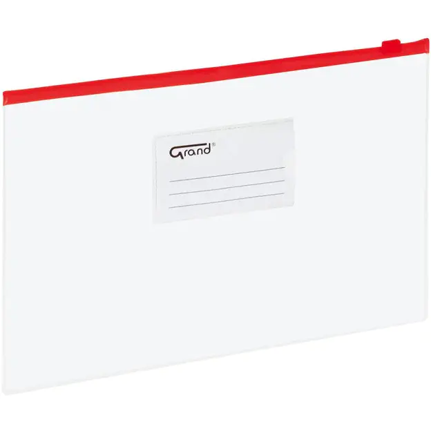 ⁨Foil envelope A4 with zipper EC009B black 120-1462 GRAND⁩ at Wasserman.eu