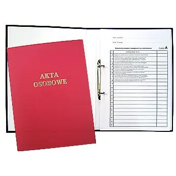 ⁨Personal file folder with lock red print.1824-339-062 WARTA⁩ at Wasserman.eu