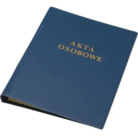 ⁨Personal file folder A4 PVC navy blue 0409-0013-02 PANTA PLAST⁩ at Wasserman.eu