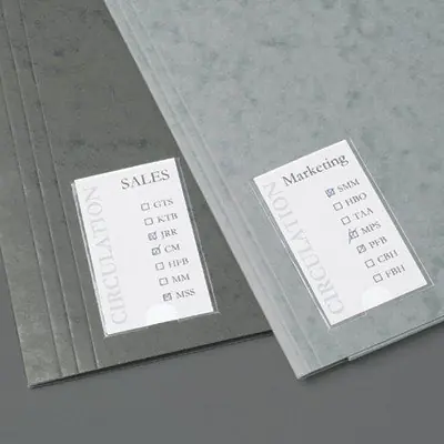 ⁨Self Adhesive Label Pockets 3L 35x102mm 10325⁩ at Wasserman.eu