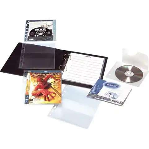⁨Koszulka groszkowa na 1CD/DVD, w folii (5szt) 100551464 BANTEX⁩ w sklepie Wasserman.eu